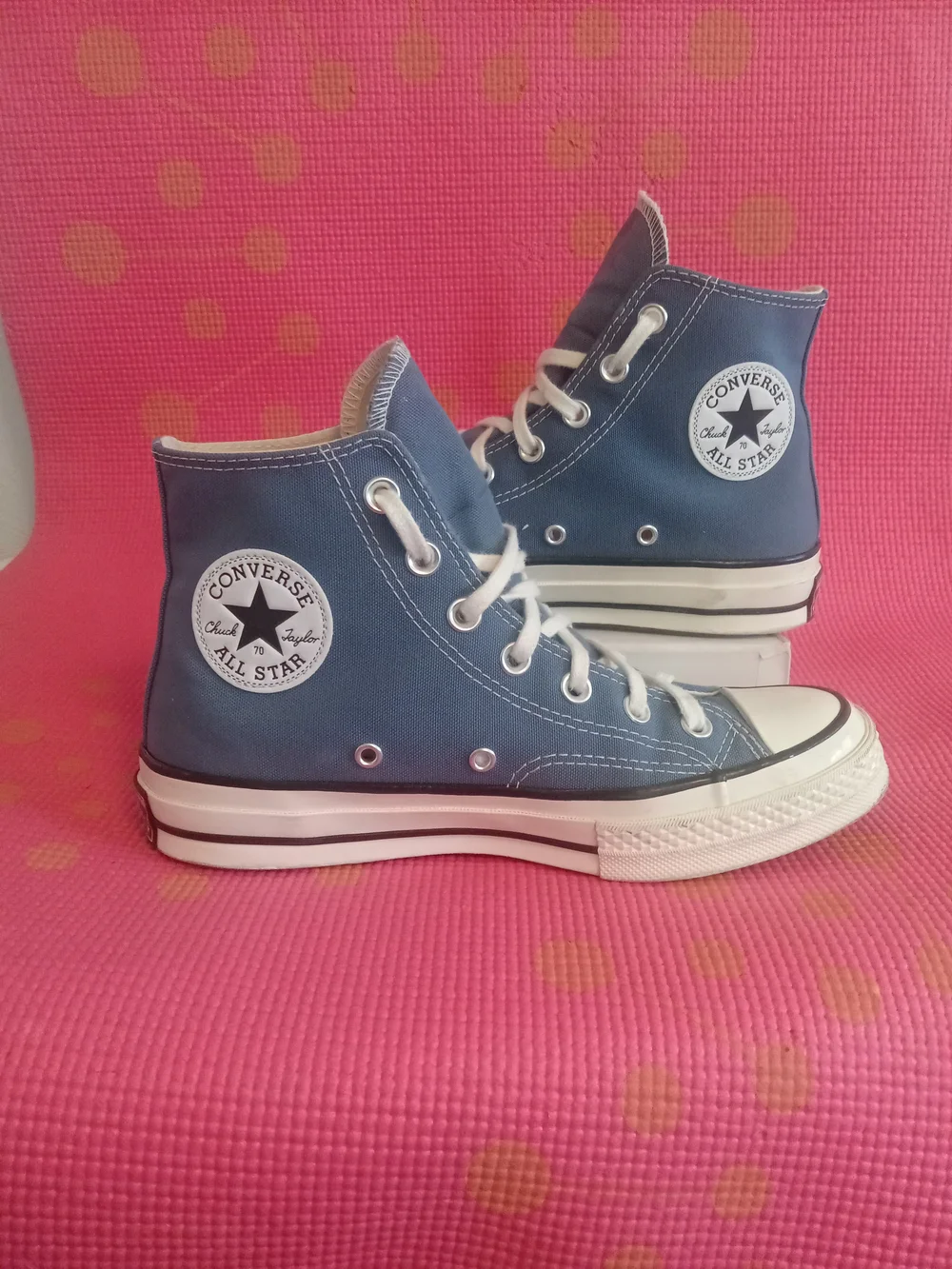 Converse Chuck 70 High Top Sneakers A00752C in Deep Water Blue Womens 8...Mens 6
